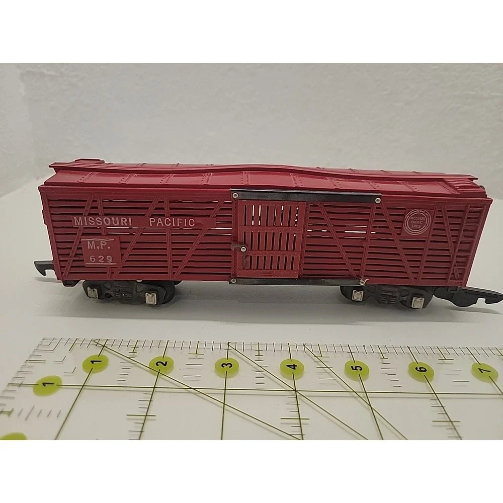 American Flyer #629 MP Missouri Pacific Cattle Stock Car Red 613366